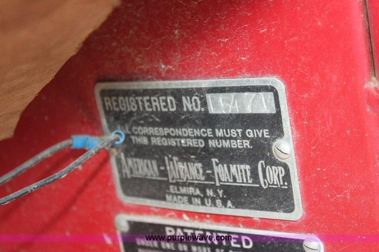 image for item A2513 1956 American LaFrance fire engine