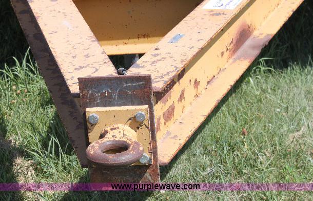 image for item A2557 2004 Shop built 20' tandem axle trailer