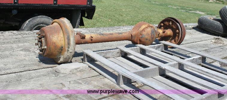 image for item A2557 2004 Shop built 20' tandem axle trailer