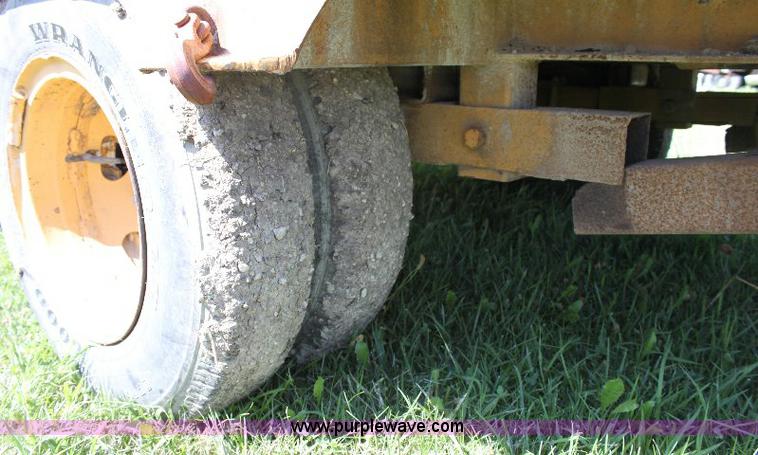 image for item A2557 2004 Shop built 20' tandem axle trailer