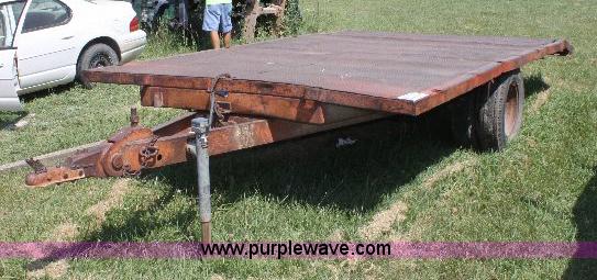 image for item A2559 Shop built single axle utility trailer