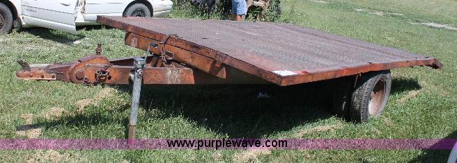 image for item A2559 Shop built single axle utility trailer