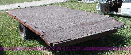 image for item A2559 Shop built single axle utility trailer