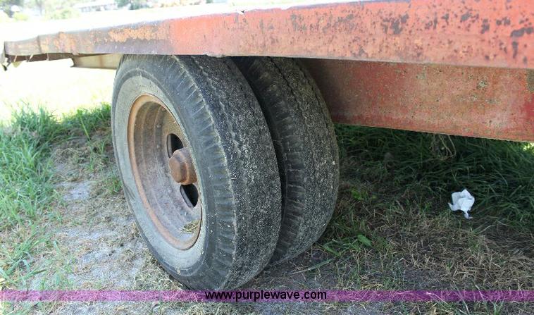 image for item A2559 Shop built single axle utility trailer