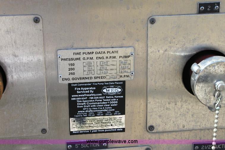 image for item A2569 1984 Ford F700 fire truck