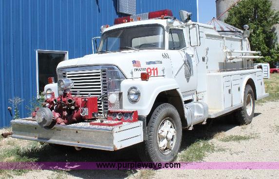 image for item A2571 1971 International FleetStar 2010A fire truck