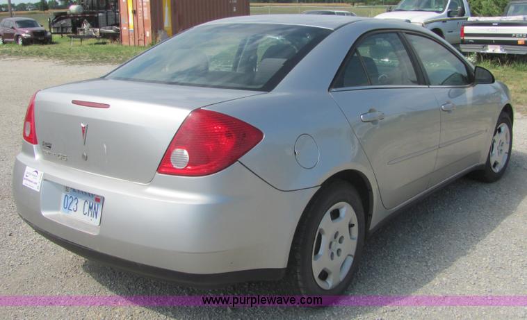 image for item A3588 2007 Pontiac G6