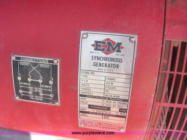 image for item A3676 Gas powered electric generator