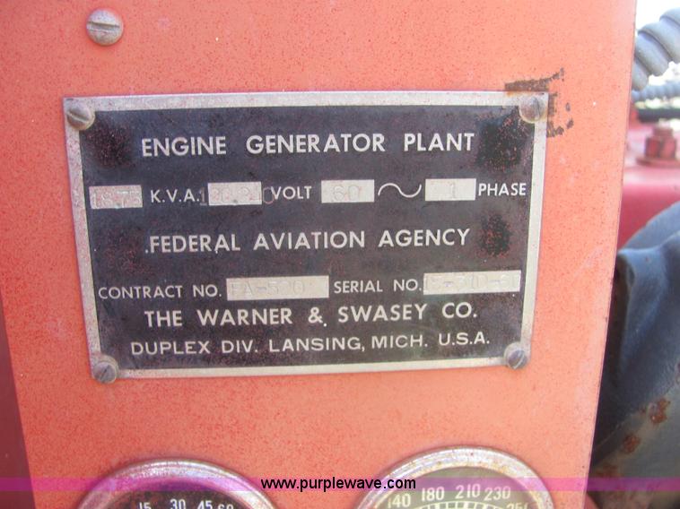 image for item A3676 Gas powered electric generator