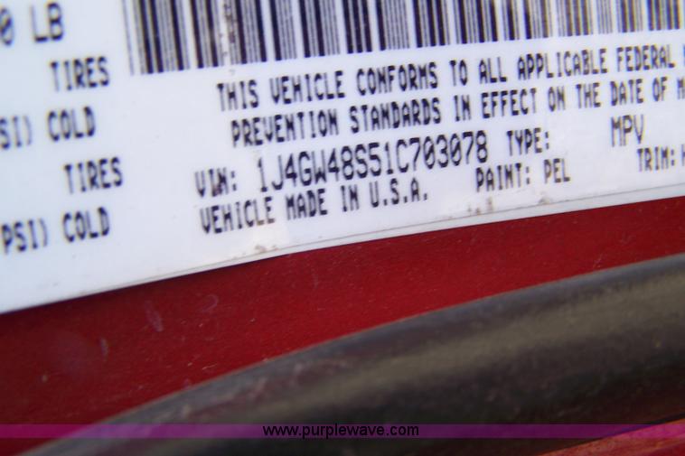 image for item A4537 2001 Jeep Grand Cherokee Laredo SUV