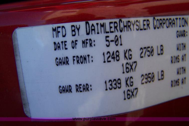 image for item A4537 2001 Jeep Grand Cherokee Laredo SUV