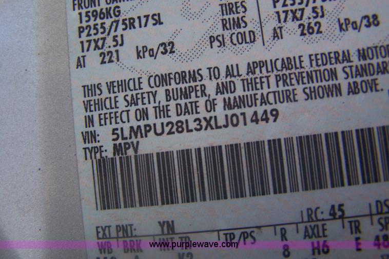 image for item A4544 1999 Lincoln Navigator SUV