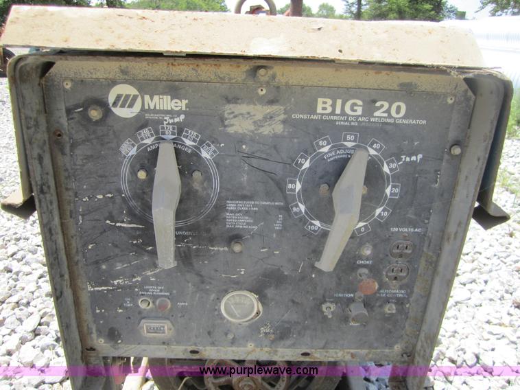 image for item A4739 Miller Big 20 arc welder