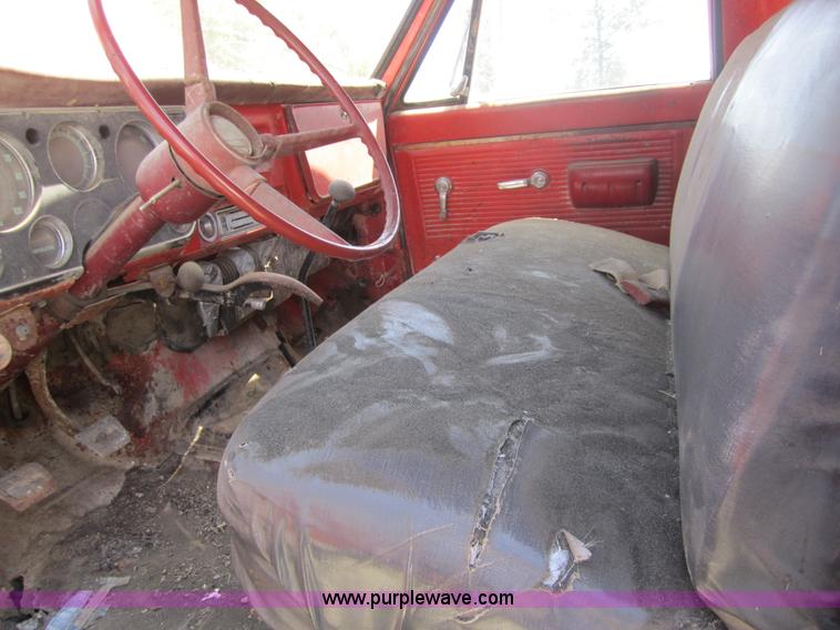 image for item A4742 1970 Chevrolet C50 dump truck