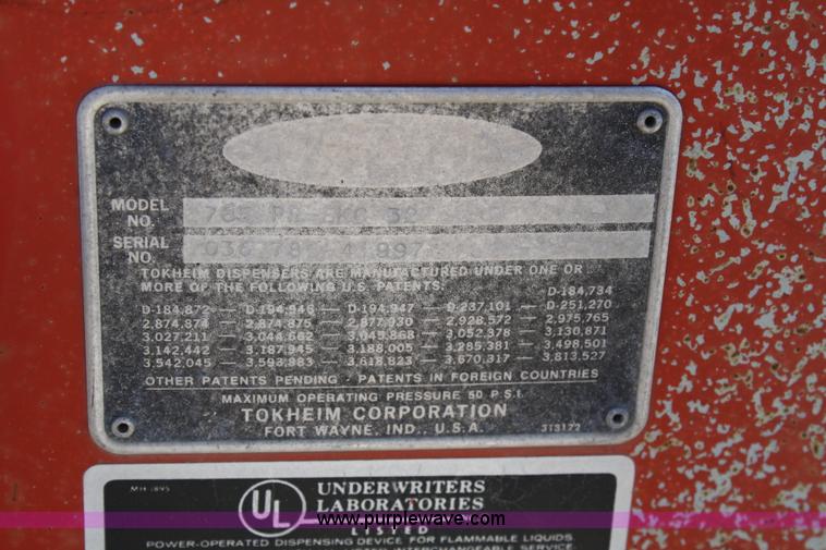 image for item A9092 Tokheim gas pump