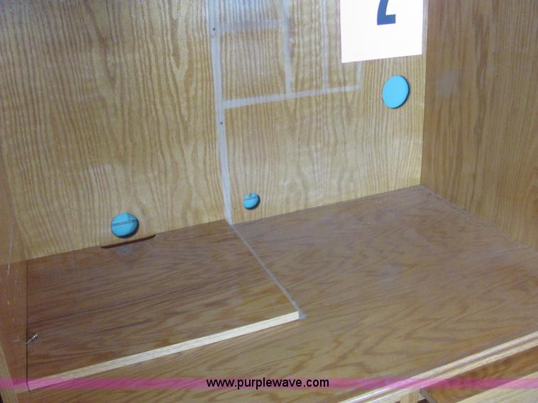 image for item A9328 (4) assorted oak computer desks