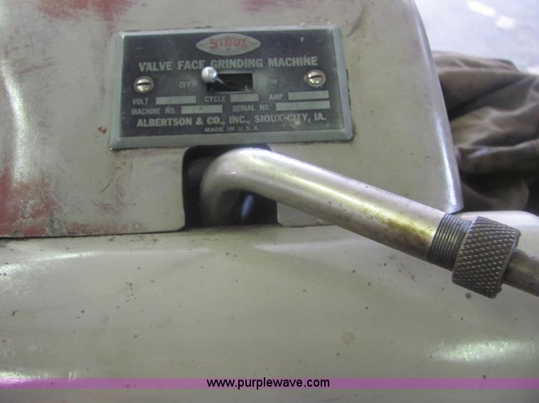 image for item A9343 Valve face grinding machine and valve seat grinder