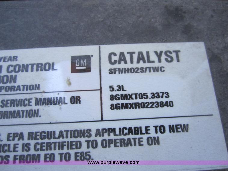 image for item A9550 2008 Chevrolet Avalanche LTZ pickup truck