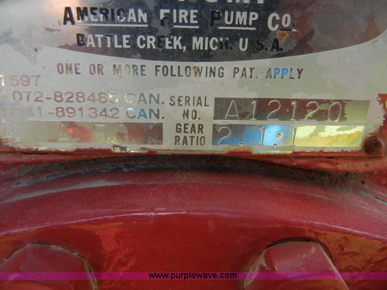 image for item A9776 1972 Ford 600 fire truck