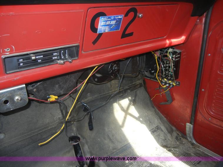 image for item A9776 1972 Ford 600 fire truck