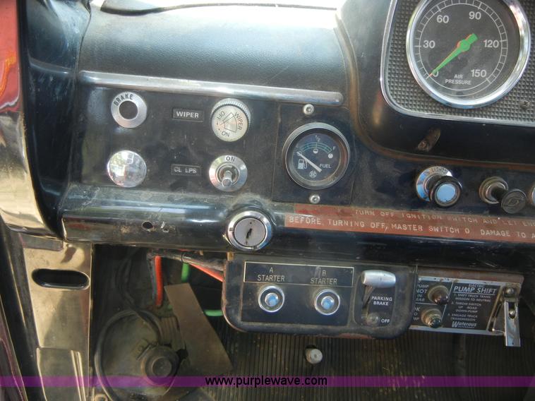 image for item A9789 1975 Ford 8000 fire truck