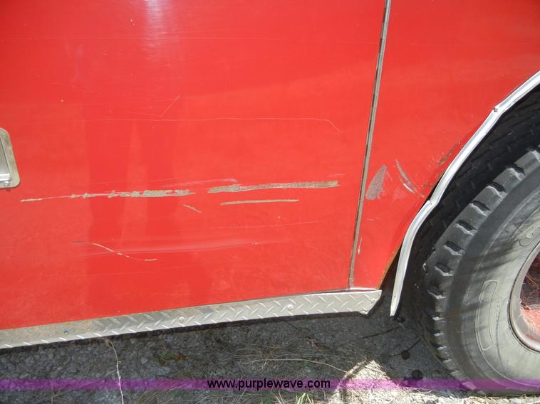 image for item A9789 1975 Ford 8000 fire truck