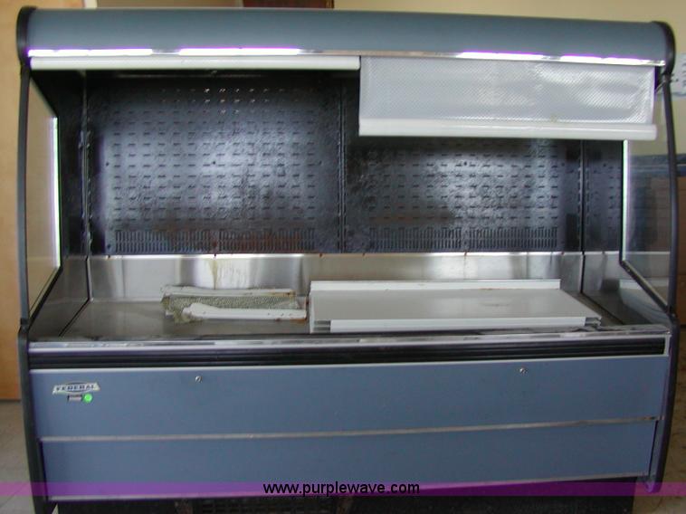 image for item A9953 Federal Industries three-shelf cold case refrigerator