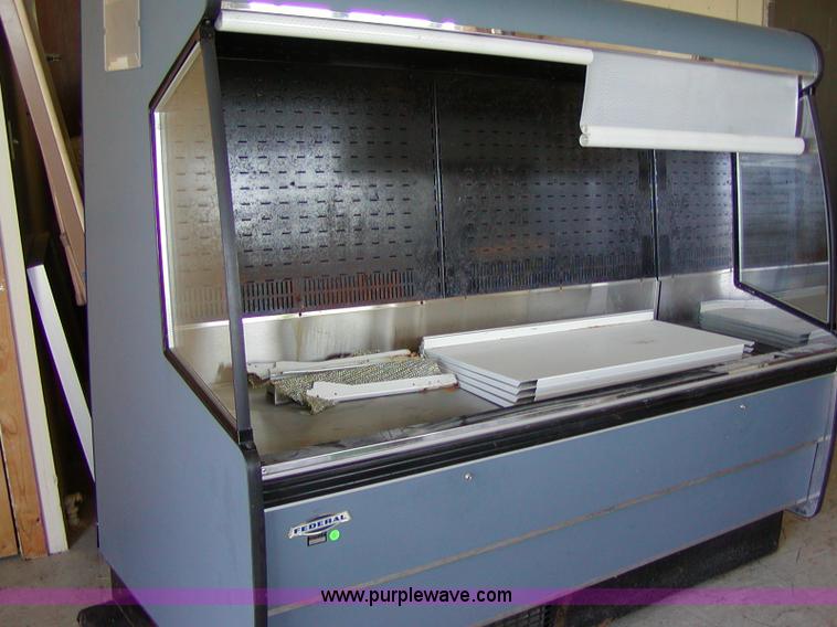 image for item A9953 Federal Industries three-shelf cold case refrigerator