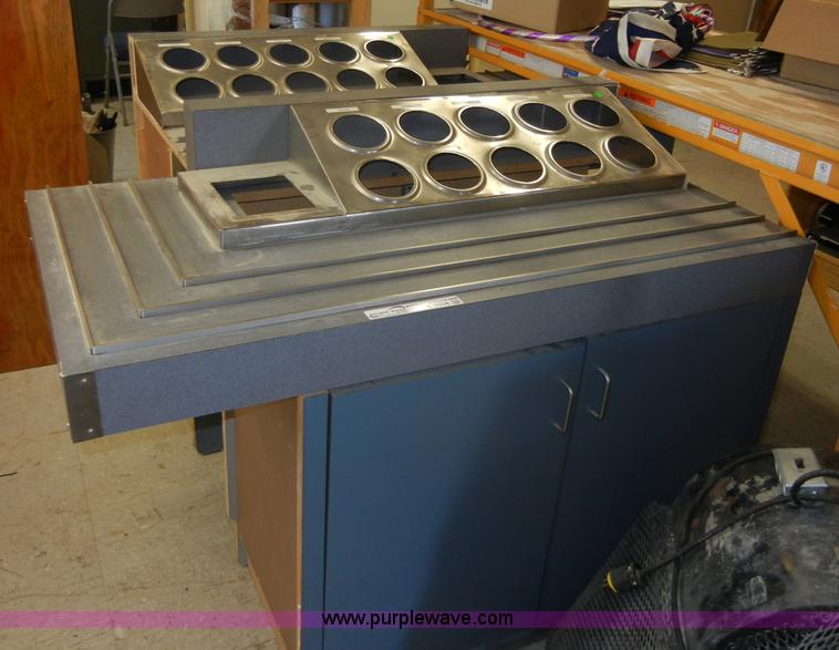 image for item A9954 (2) silverware serving stations