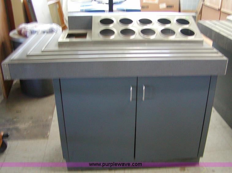 image for item A9954 (2) silverware serving stations