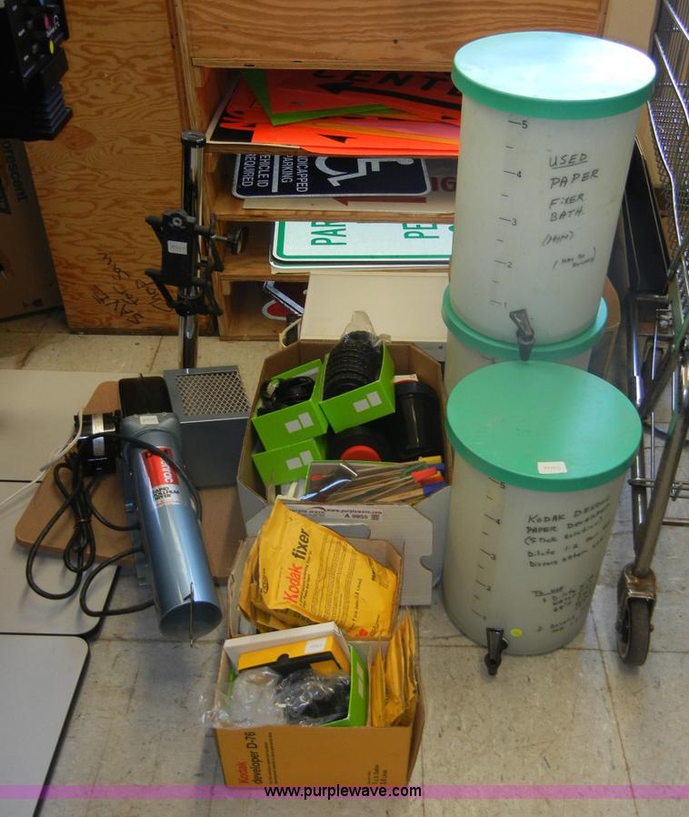 image for item A9955 Assorted photography supplies