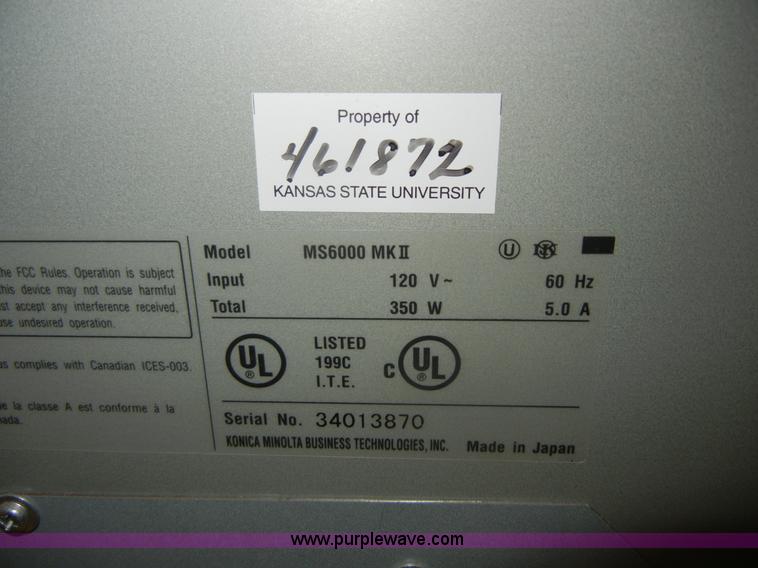 image for item A9967 Minolta MS6000 MKII digital reader scanner