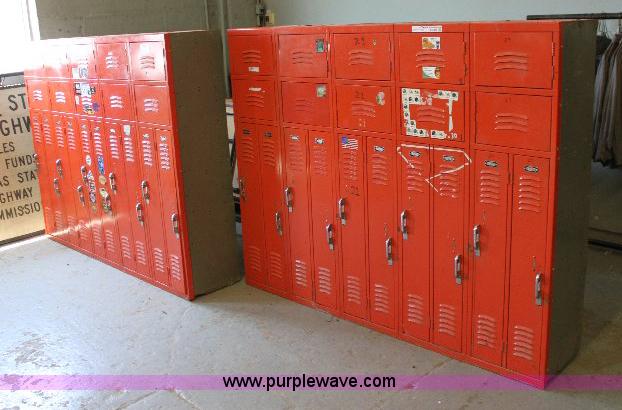 image for item B9882 (2) sections of locker units