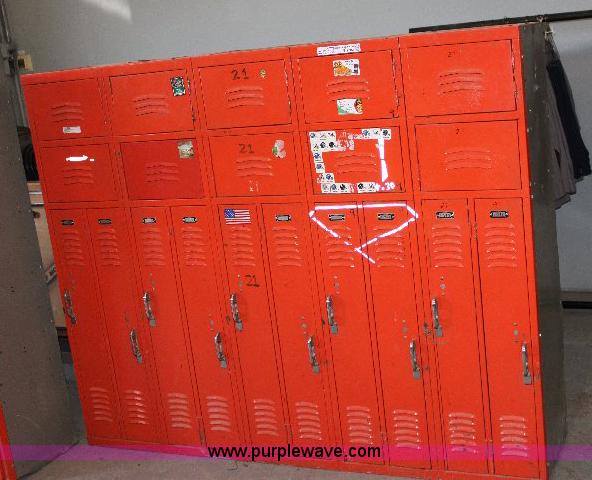 image for item B9882 (2) sections of locker units