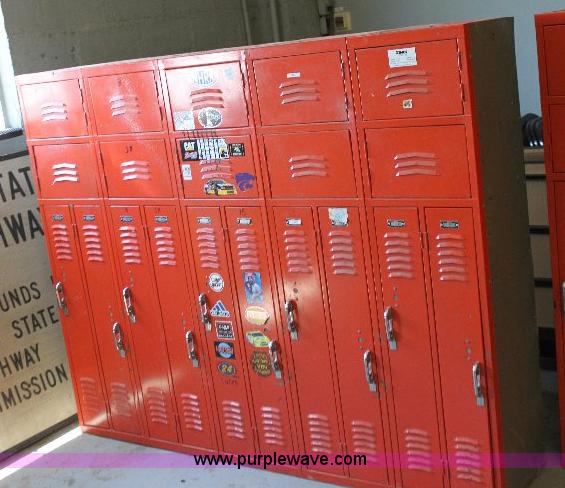 image for item B9882 (2) sections of locker units