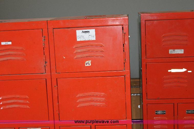 image for item B9882 (2) sections of locker units