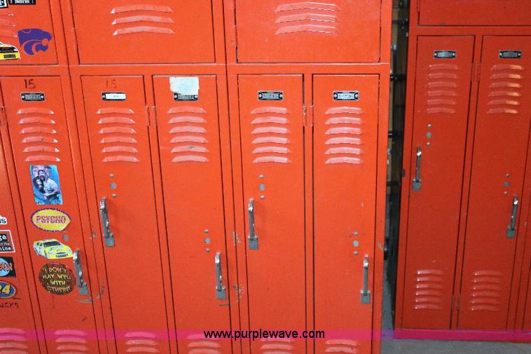 image for item B9882 (2) sections of locker units