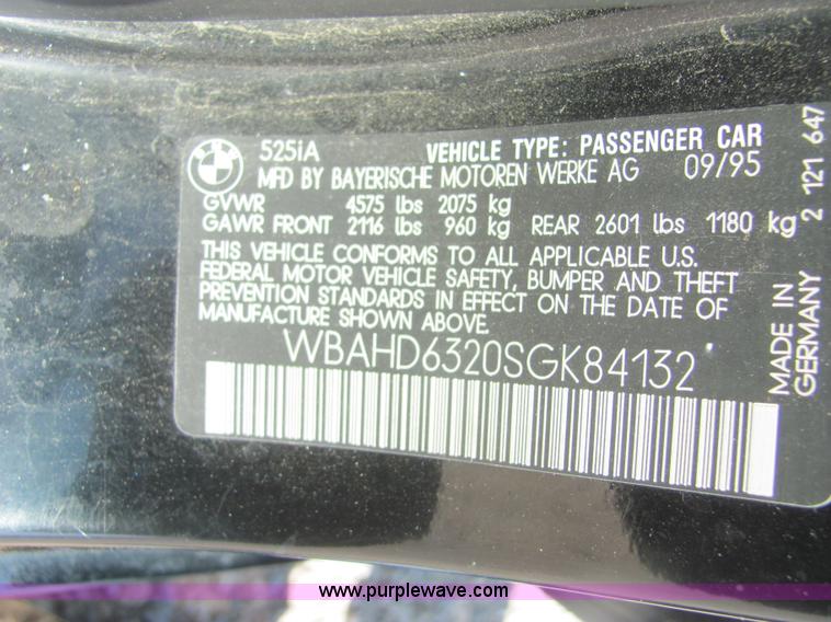 image for item A3583 1995 BMW 525i