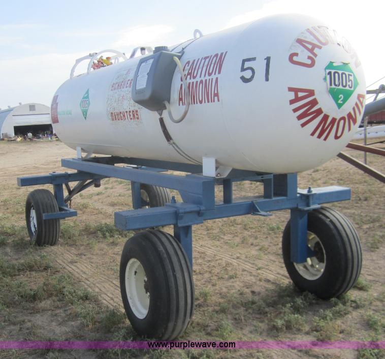 image for item A3819 Trinity 1,000 gallon anhydrous tank
