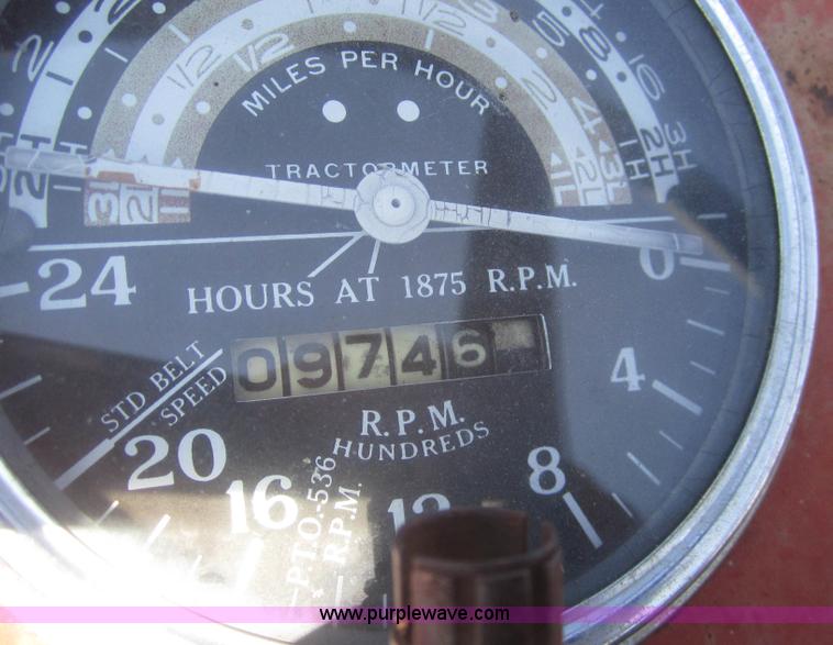 image for item A3846 1964 Massey-Ferguson 65 tractor with mower and back blade