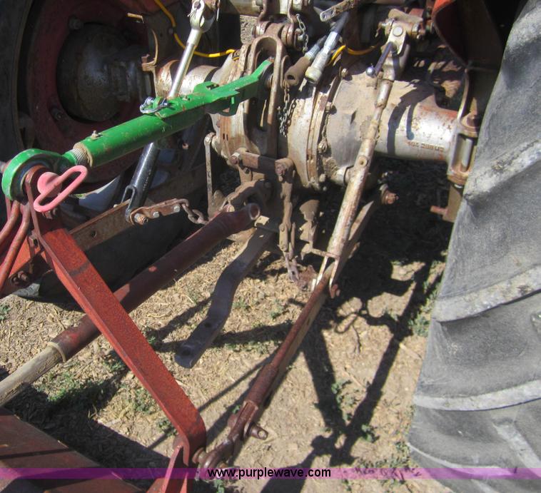 image for item A3846 1964 Massey-Ferguson 65 tractor with mower and back blade