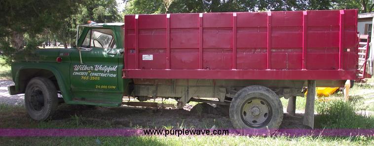 image for item A4145 1965 Chevrolet C60 truck with dump bed