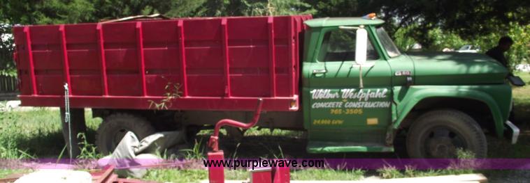 image for item A4145 1965 Chevrolet C60 truck with dump bed