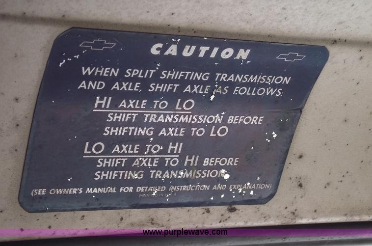 image for item A4145 1965 Chevrolet C60 truck with dump bed