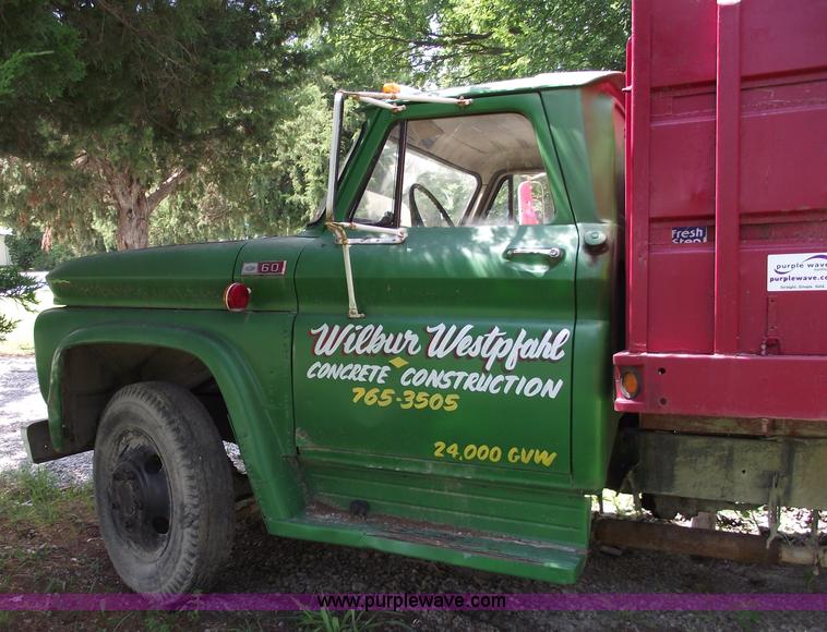 image for item A4145 1965 Chevrolet C60 truck with dump bed