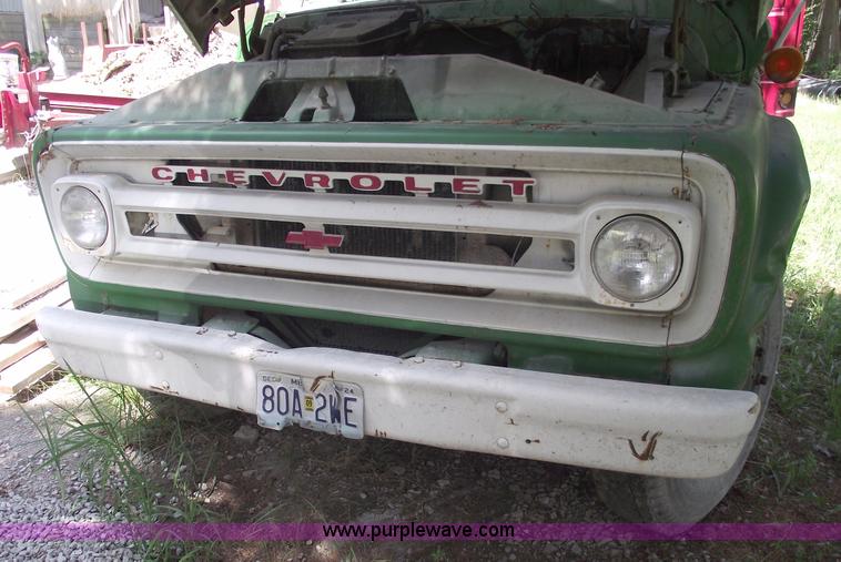image for item A4145 1965 Chevrolet C60 truck with dump bed