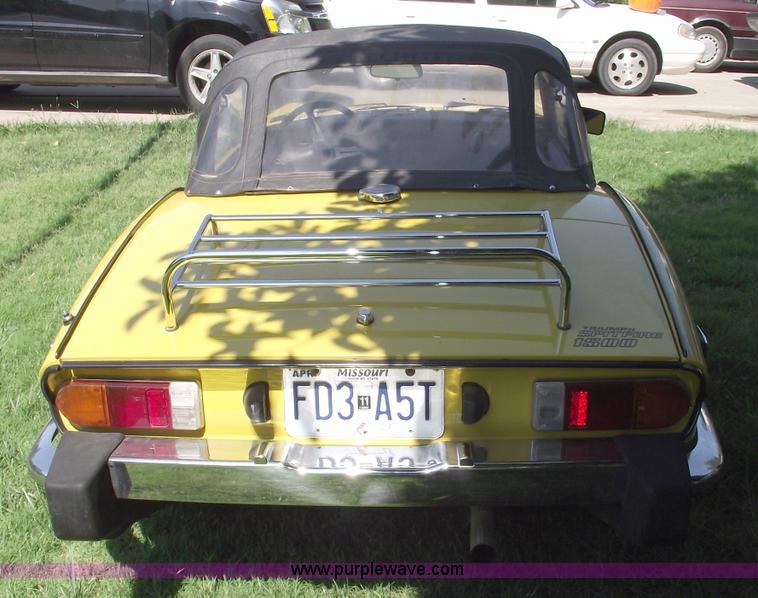 image for item A4146 1978 Triumph Spitfire 1500 convertible