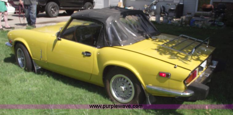 image for item A4146 1978 Triumph Spitfire 1500 convertible