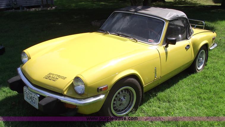image for item A4146 1978 Triumph Spitfire 1500 convertible