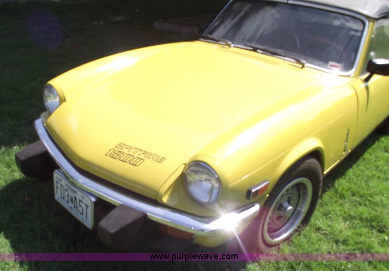 image for item A4146 1978 Triumph Spitfire 1500 convertible